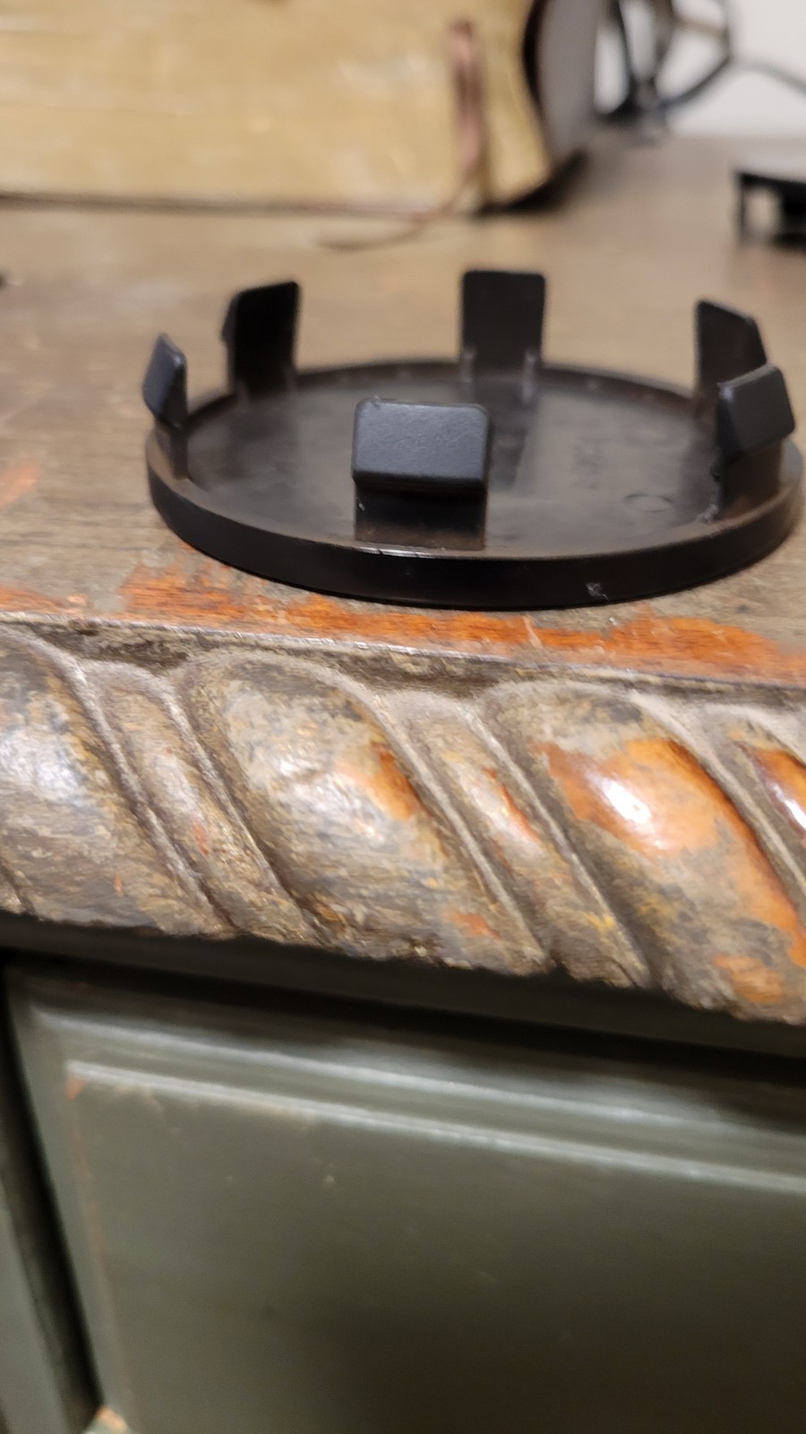 TSW Wheels PCC43-1 . Custom SATIN / MATTE BLACK Center Cap