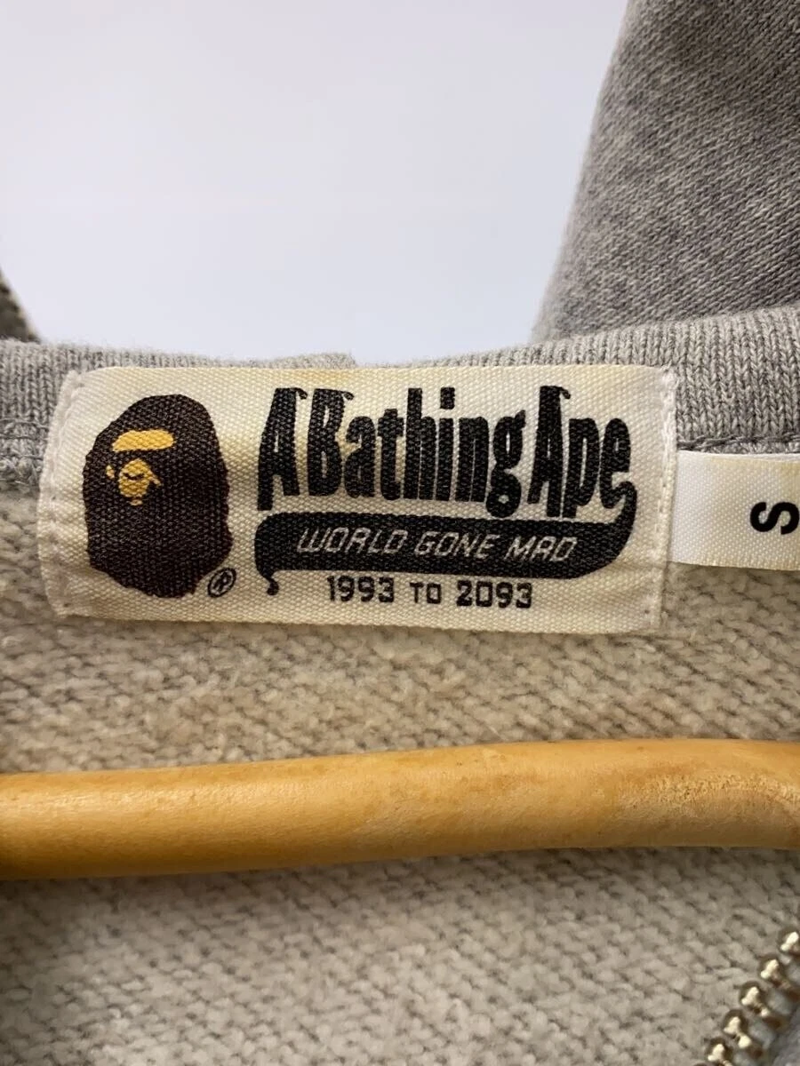 A BATHING APE (BAPE) Felpa con cappuccio e zip BAPE A BATHING APE S cotone nero #ED AZA