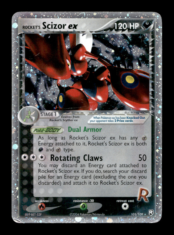 Rocket's Scizor ex Ultra Rare Team Rocket Returns 101/109 MP