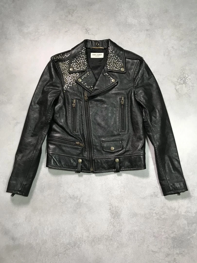 Saint Laurent Leather Outer Shell Coats, Jackets & Vests