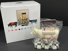 PERFECT WESTLAND COW PARADE MOO JERSEY DINER   9136       IN BOX