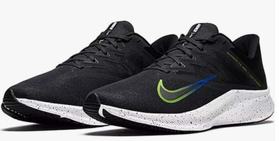 Nike Quest 3 (Mens Size 11) Running Lace Up Shoes Dark Smoke Gray Black Sneakers