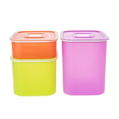 Tupperware Quadro Set  2,1 l + 1,3 l + 500 ml Vorratsdose Dose Box Vorrat