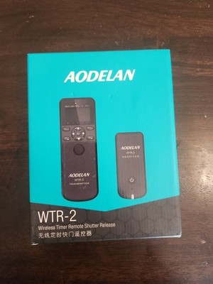 AODELAN WTR-2 Wireless Timer Remote Shutter Release for Cameras