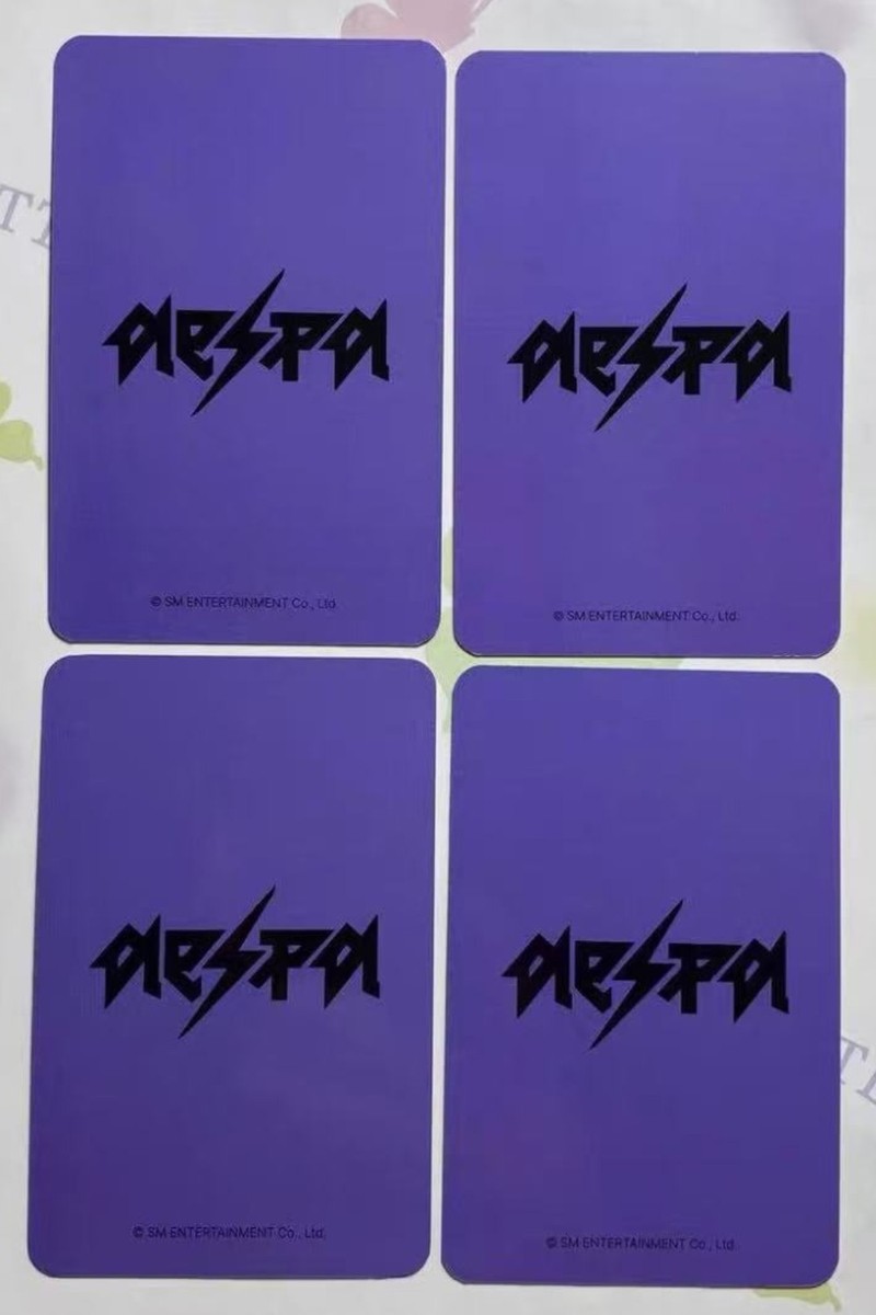 Aespa The 6th Mini Album RICH MAN Everline POB Official Photocard