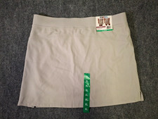 32 Degrees Cool Skort, Light Gray, Size: XL, New
