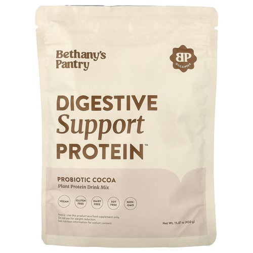 Bethany's Pantry, Digestive Support Protein™, Probiotic Cocoa, 15.87 oz (450 g)