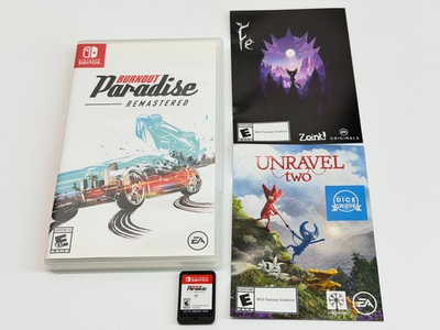 #ad Burnout Paradise Remastered Nintendo Switch Game amp; Case Tested $19.95