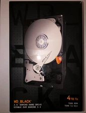 Western Digital WD_BLACK 4TB Gaming SATA HDD Internal Hard Drive HDD-WD4006FZBX