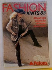 PATONS FASHION KNITS 83 PATTERN MAGAZINE 41 VINTAGE KNITTING PATTERNS
