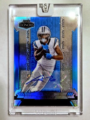 2025 Tetairoa McMillan RC SSP Auto 4/49 Panini Honors #1 Jersey Match 1/1 SEALED