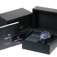 TAG HEUER Aquaracer Calibre 7 GMT WAY201T.BA0927 Automatic 44mm Box Papers Blue