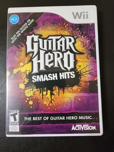 Wii Guitar Hero Smash Hits Video Game - Nintendo Wii