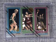 1996-97 Topps - Finest Reprints Magic Johnson, Larry Bird, Julius