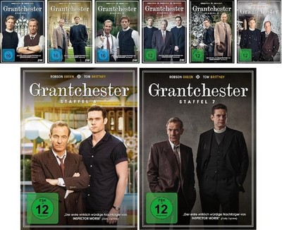 16 DVDs * GRANTCHESTER - STAFFEL 1+2+3+4+5+6+7 + WEIHNACHTEN IM SET # NEU OVP &