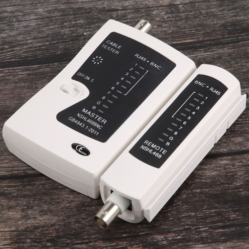 Netzwerk Kabel Ethernet Tester LAN RJ45 BNC Test Werkzeug Koax Lan Tester G3F3 - Afbeelding 5 van 9