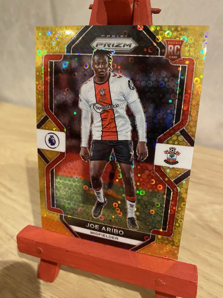 2022/23 Panini Prizm Joe Aribo RC Gold /10 Breakaway Southampton #212 - Image 2 of 4