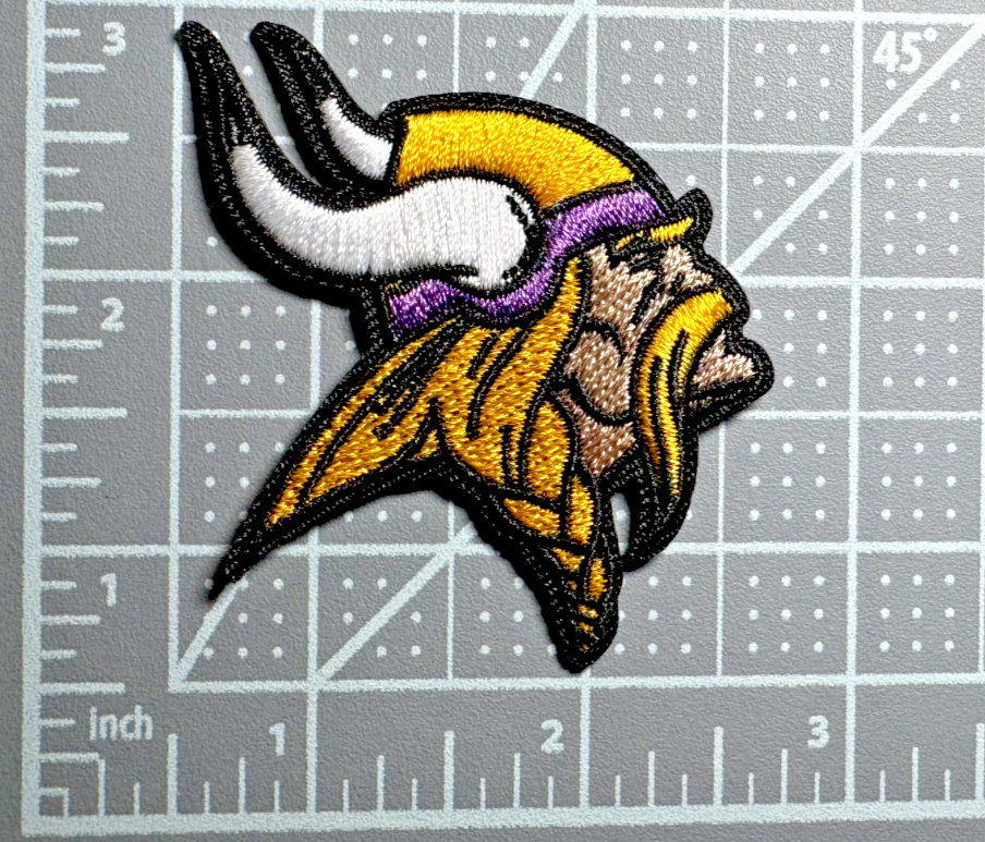 Lila NFL Patch NFL MINNESOTA VIKINGS PATCH Aufnäher Bügelbild