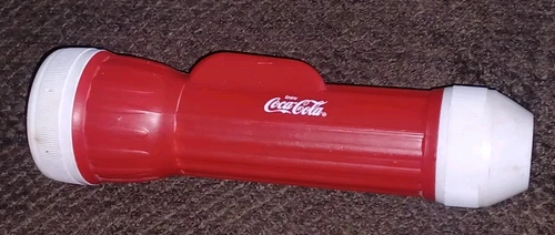 PROMO Vintage 1980's Bright Star Coca-Cola soda Pop Flashlight MADE IN THE USA