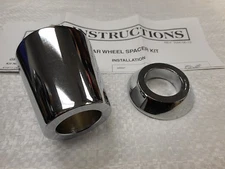 NEW Genuine Harley Davidson Chrome Rear Wheel Spacer Kit 41411-06 Dyna FXD FXDB