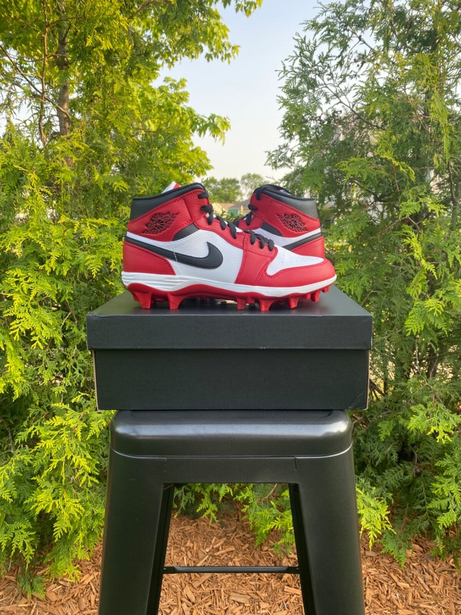 Jordan 1 Mid TD Alpha Menace Cleats “Chicago” Multiple Sizes Brand