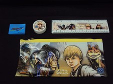 Star Wars Episode 1 Study Kit Anakin w/ Pouch, Ruler, Eraser, Sharpener