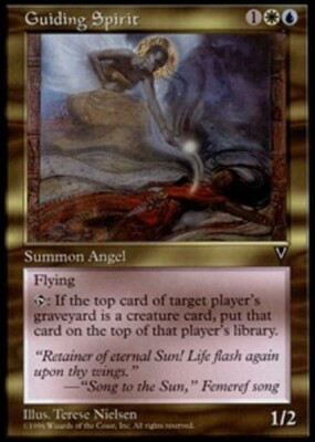 Guiding Spirit PL/MP, English MTG Visions