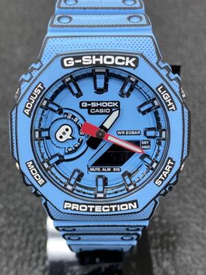 G-SHOCK GA-2100 MNG-2AJR Manga Theme Analog Digital Watch Blue