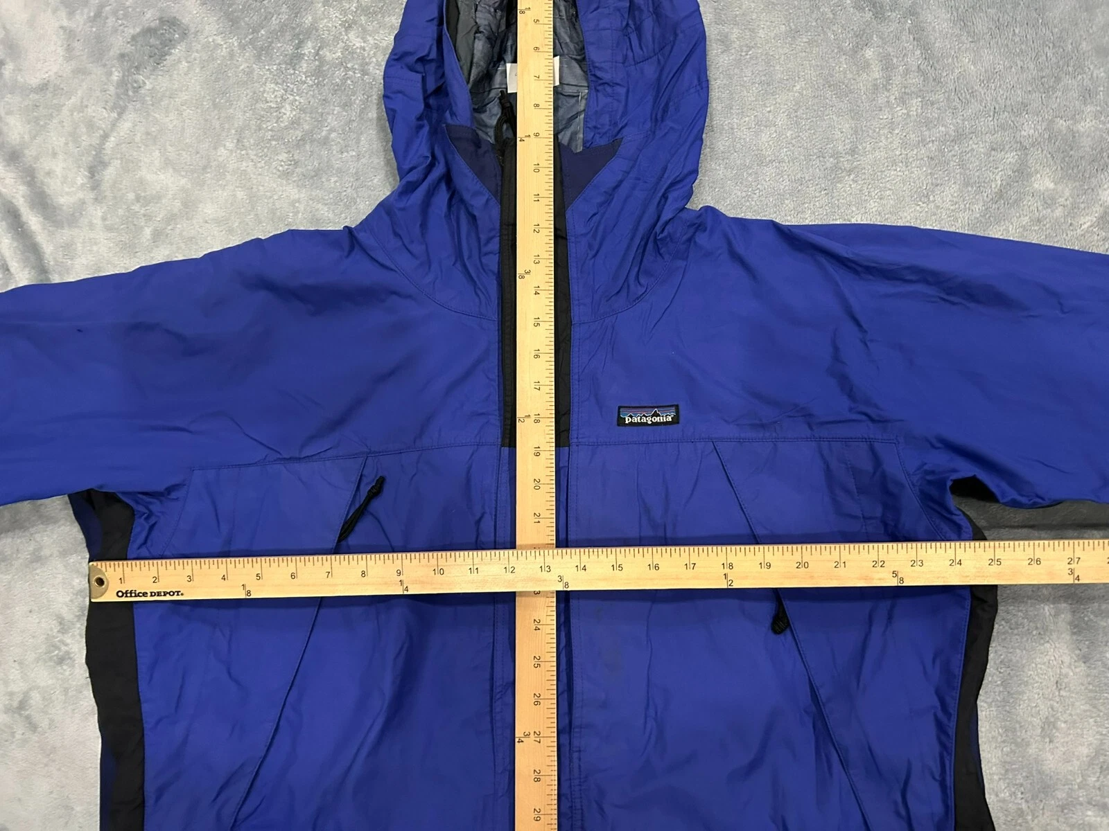 patagonia vintage triolet waterproof hooded full zip jacket