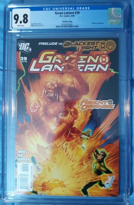 Green Lantern #39 CGC 9.8 2nd Print 1st Full Appearance Larfleeze Agent Orange
