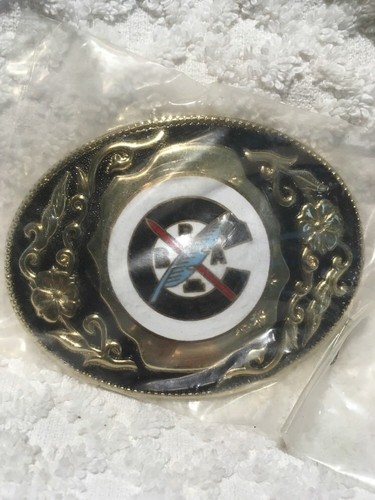 NUOVA FIBBIA CINTURA SMALTO GUILLOCHÉ NERO E ARGENTO "C.B.R.A - PIUMA - BIANCO BLU" - Foto 1 di 4