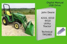 John Deere 4210  4310  4410 Compact Utility Tractor Technical Manual See Desc.
