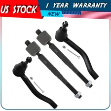 4x Front Outer Inner Tie Rod End For 13 Nissan Altima Sedan 16-19 Nissan Maxima