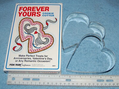 Forever Yours 7 1/2'' Metal Cookie Cutter Set (#1) by Fox Run Craftsmen Complete