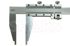 24" / 600mm Heavy Duty Vernier Caliper 3.94" Jaw Depth + Inspection Report R}