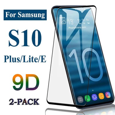 2-Pack 9H Tempered Glass Screen Protector For Samsung Galaxy S10 Plus S9 S8 S10e