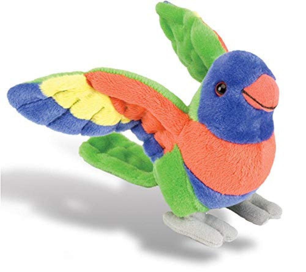 Wild Republic Lorichetto, Cuddlekins Mini coccolone Peluche, Regali per Bambini
