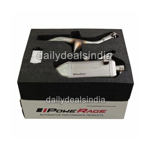 For Royal Enfield New Himalayan 450 "Powerage Exhaust Silencer with Bend Pipe" - Picture 2 of 5