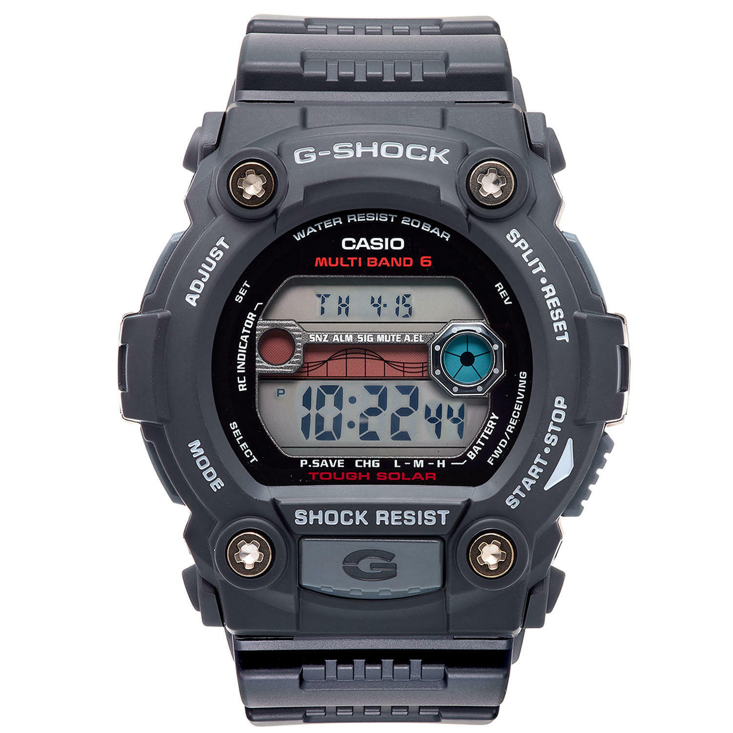 Casio G-shock Men's Tough Solar Multi-band 6 Black Resin 50mm Watch Gw7900  for sale online | eBay