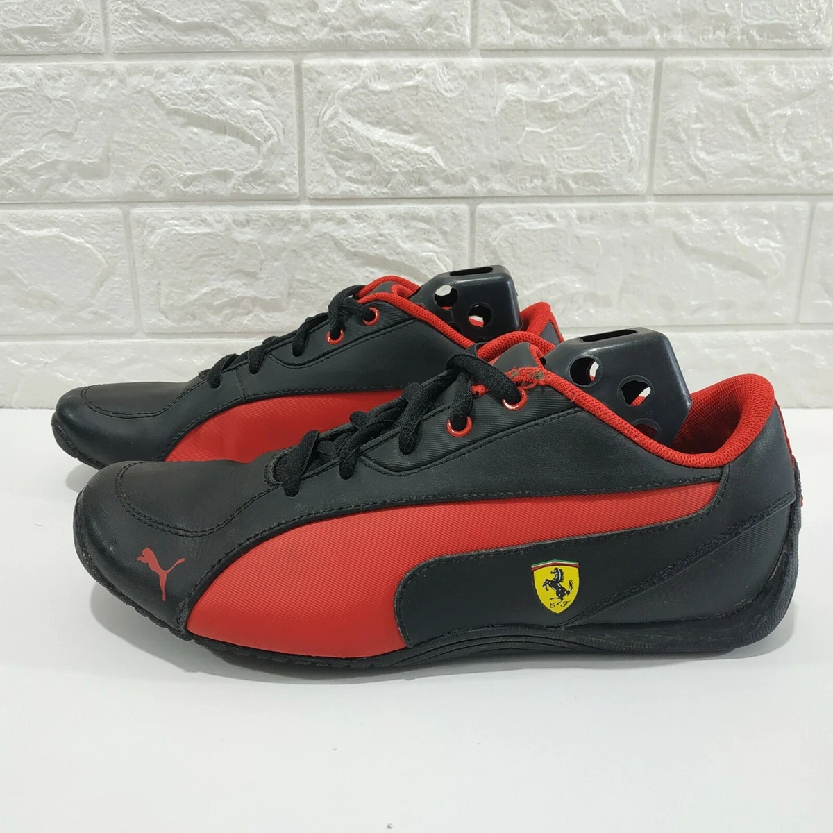 Joseph Banks Resolver Aviación PUMA Drift Cat 5 Ferrari Shoes Womens Sz US 5 EU 37 Black &amp; Red Leather  Sneakers | eBay