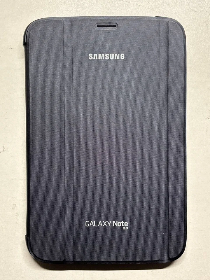 Funda libro de cuero gris Samsung para Samsung Galaxy Note 8 Foto 4 de 4