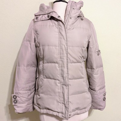 Hooded Down Puffer Winter Coat Size 
