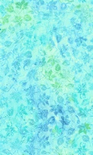 Flourish Turquoise Stucco Leaf Blender 29336 QZ 100% Cotton Fabric by  half yd