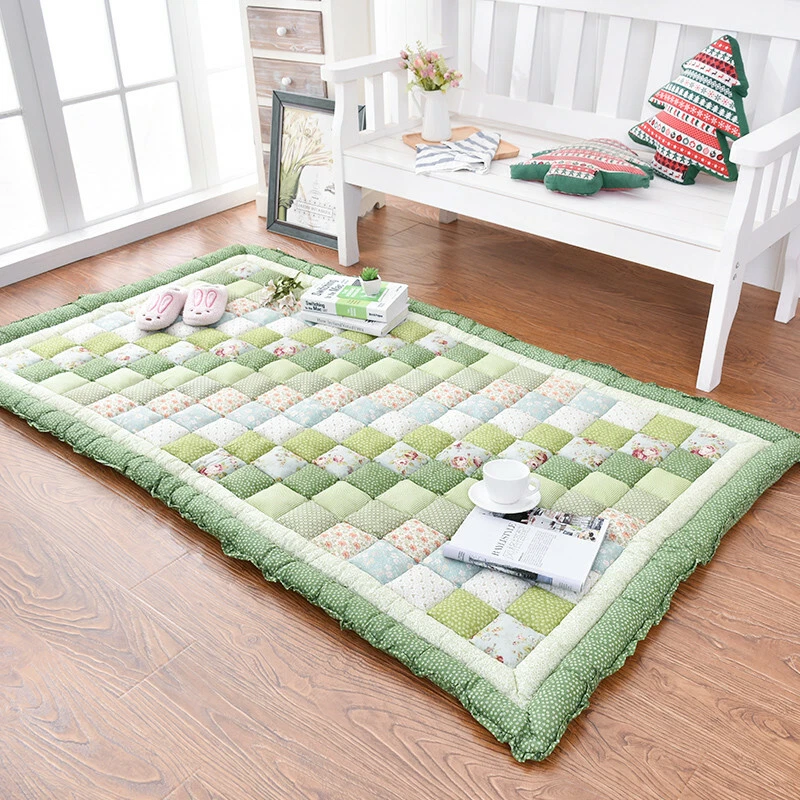 Korean Thick Plush Home Carpet Bedroom Rest Baby Crawling Floor