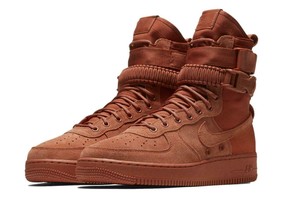 peach nike high tops