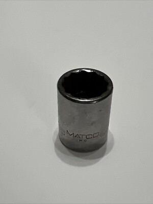 Matco Tools 9/16'' Socket B182A 3/8'' Drive 12 Pt Chrome SAE USA