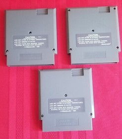 NES Nintendo Mario Bros Duck Hunt Bayou Billy (1985) & Gyromite (PP) 3 Game Lot