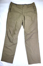 Lululemon Pants Brown Chino Stretch 5-Pocket Zippers Men's 38x32