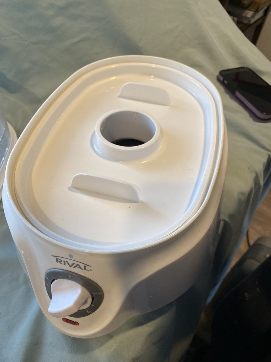 Rival two-tiered food steamer; Model CKRVSTLM21; Used once