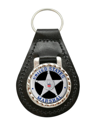 U.S. Marshal Leder Schlüsselanhänger
